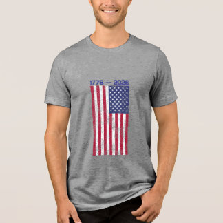 America 250 heren T-shirt met vlag #4