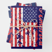 America 250 inpakpapier vel (In situ)