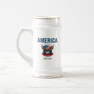 America 250 Jaar Adelaar   1776–2026 Herdenkingsbi Bierpul