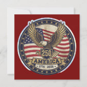 America 250 kaart (Voorkant)