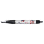 America 250 Land of Free Home Brave Red Patriotic Pen (Voorkant)