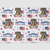 America 250 Liberty Bell Flag 1776-2026 Tissuepapier (Voorkant)