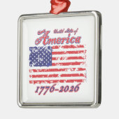 America 250 metalen ornament (Links)