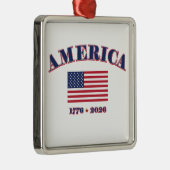 America 250 metalen ornament (Rechts)