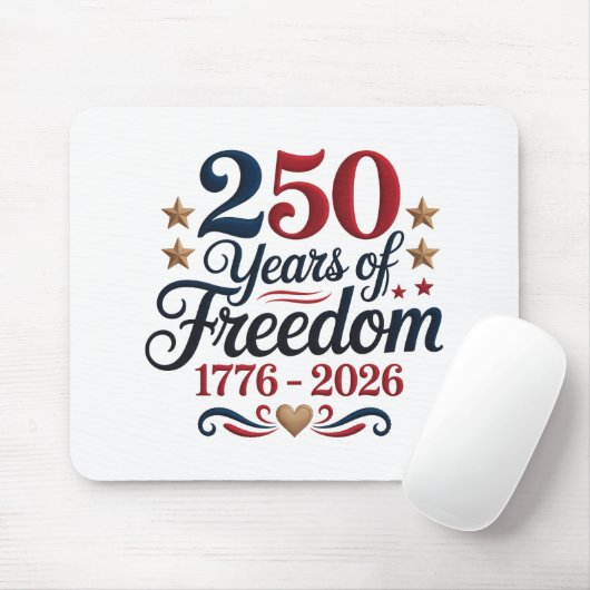 America 250 muismat (Met muis)