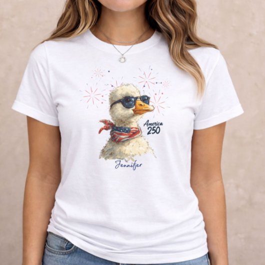 America 250 Patriotic Illustration Tri-Blend Shirt