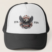 America 250 Patriottische Adelaar Trucker Hoed 177