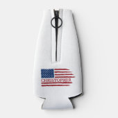 AMERICA 250 Personalized U.S.A. with Eagle Flesjeskoeler (Achterkant)