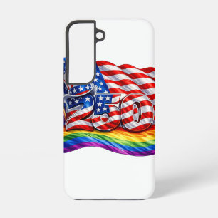 America 250 Pride-vlag Galaxy S22 Hoesje Samsung Galaxy Hoesje