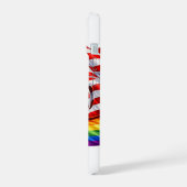 America 250 Pride Vlag iPhone 15 Hoesje (Linkerkant)