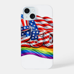 America 250 Pride Vlag iPhone 15 Hoesje