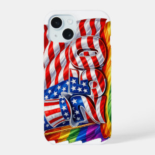 America 250 Pride Vlag iPhone 15 Hoesje
