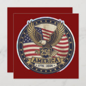 America 250  save the date (Voorkant / Achterkant)
