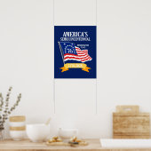 America 250 Semiquincentennial 1776-2026 USA Poster (Keuken)