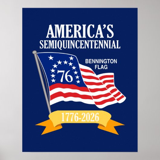 America 250 Semiquincentennial 1776-2026 USA Poster (Voorkant)