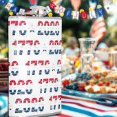 America 250 Stars & Stripes 1776 2026 Lettering Heupfles