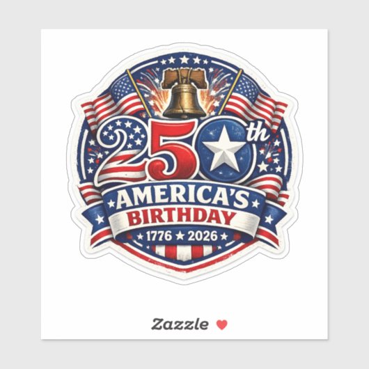 America 250 sticker (Vel)