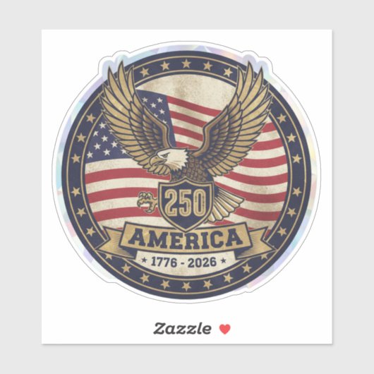 America 250  sticker (Vel)