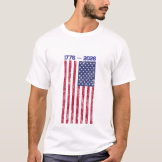 America 250 viering heren T-shirt met vlag #1