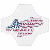 America 250 Vlag Script Semiquincentennial Design Voetbal (Enkel)