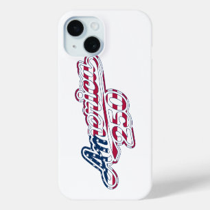 America 250 Vlag Script Semiquincentennial Ontwerp iPhone 15 Case