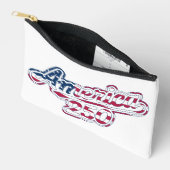 America 250 Vlag Script Semiquincentennial Ontwerp Etui (Open)