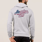 America 250 Vlag Script Semiquincentennial Ontwerp Hoodie (Achterkant)
