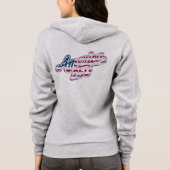 America 250 Vlag Script Semiquincentennial Ontwerp Hoodie (Achterkant)