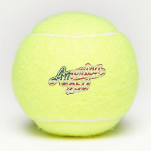 America 250 Vlag Script Semiquincentennial Ontwerp Tennisballen