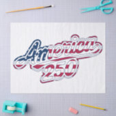 America 250 Vlag Script Semiquincentennial Ontwerp Tissuepapier (Craft)