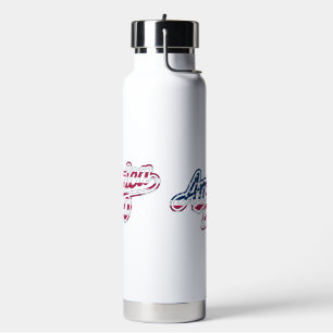 America 250 Vlag Script Semiquincentennial Ontwerp Waterfles