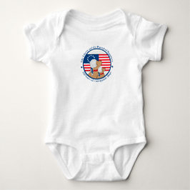 America 250 Year Founding Fathers Baby Romper