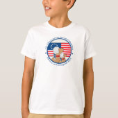 America 250 Year Founding Fathers Sh Sleeve Boys T-shirt (Voorkant)