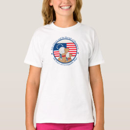 America 250 Year Founding Fathers Sh Sleeve Girls T-shirt