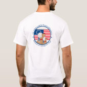 America 250 Year Founding Fathers Short Sleeve Men T-shirt (Achterkant)