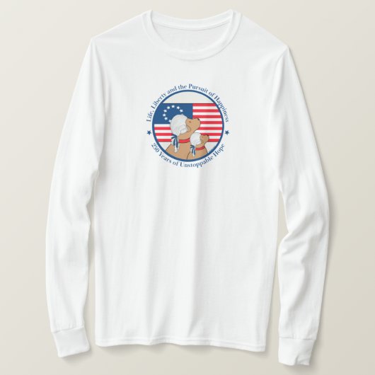 America 250 Year Founding Fathers Women’s T-shirt (Design voorkant)
