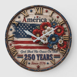 America 250 Years  1776 Anniversary Grote Klok