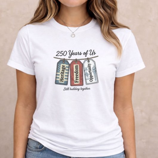 America 250 Years of Us Tri-Blend Shirt