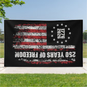 America 250th Anniversary • 1776–2026 Spandoek (Buitenkant)