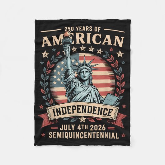 America 250th Anniversary 250 Years America  Fleece Deken (Voorkant)