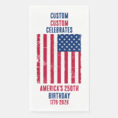 America 250th Anniversary, Custom USA  Servet (Voorkant)