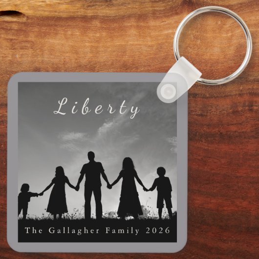 America 250th Anniversary Eagle Custom Keychain (Achterkant)