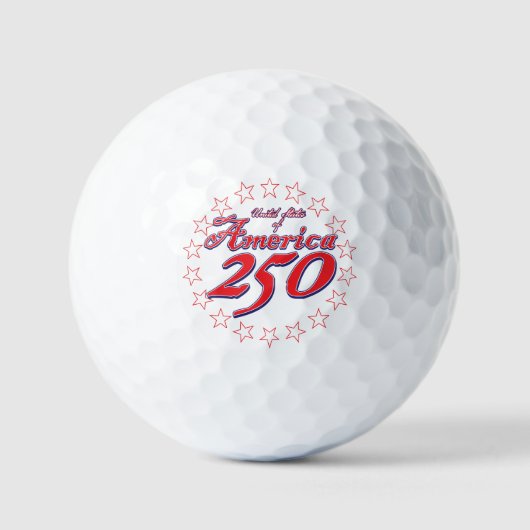 America 250th Anniversary Golfballen (Voorkant)