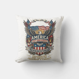 America 250th Anniversary Patriotic 1776 Freedom  Kussen