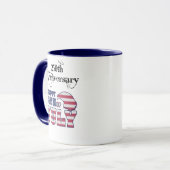 America 250th Birthday Anniversary Mok (Voorkant links)