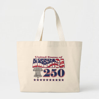 America 250th Liberty Bell Grote Tote Bag