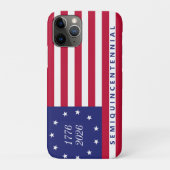 America 250th Semiquincentennial 1776 2026 Us Flag Case-Mate iPhone Case (Achterkant)