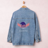 America 250th-Spirit of Freedom-Editable Back Text Denim Jacket (Hangar)