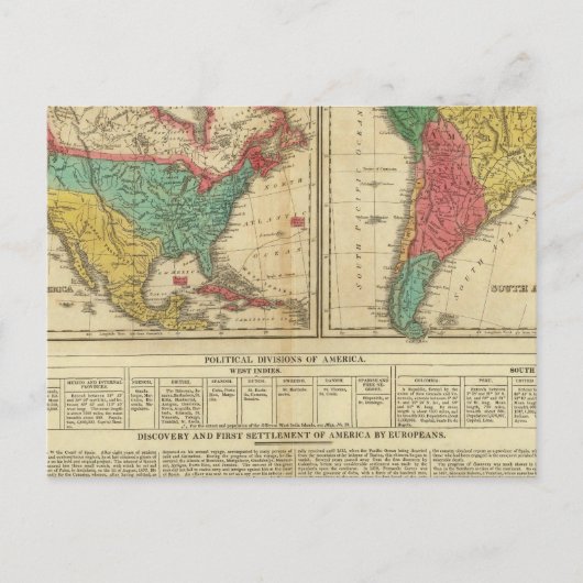 America 3 briefkaart (Voorkant)
