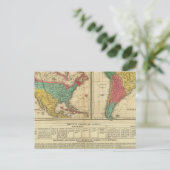 America 3 briefkaart (Staand voorkant)